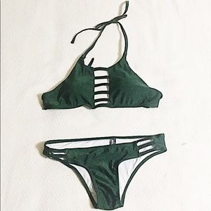 NWOT Green Bikini